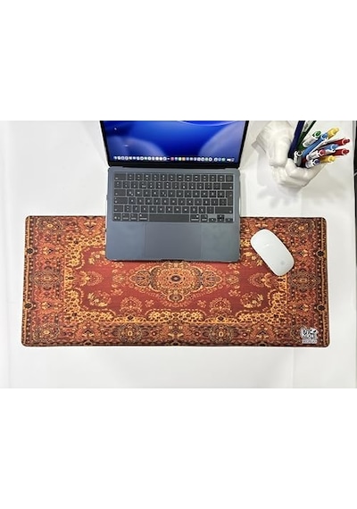 Mouse Pad, 30x70 Cm, Mavi Halı Desen Baskılı, Kaymaz Taban, Bilek Destekli, Dikişsiz Kenar, Ergonomik, Ofis Ve Oyuncular İçin Turuncu Halı Mouse Pad, 30x70 Cm, Mavi Halı Desen Baskılı, Kaymaz Taban, Bilek Destekli, Dikişsiz Kenar, Ergonomik, Ofis Ve Oyuncular İçin Turuncu Halı