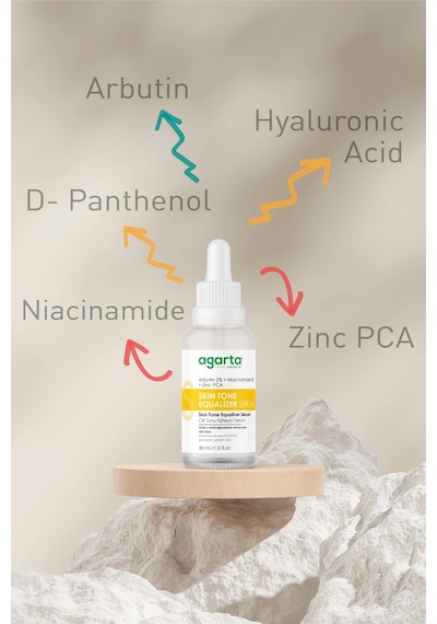 Agarta Leke Karşıtı Cilt Tonu Eşitleyici Arbutin Serum 30 ML