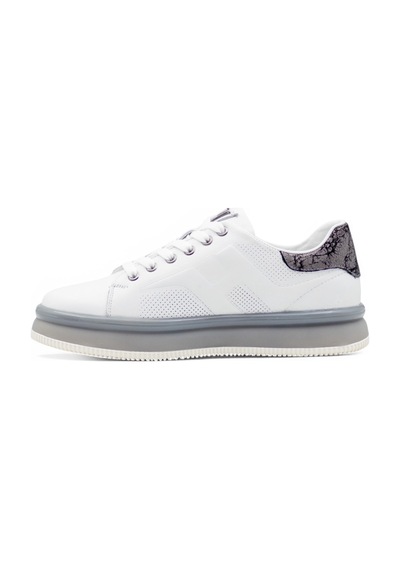 Voyager M030 Erkek Hakiki Deri Sneaker Beyaz