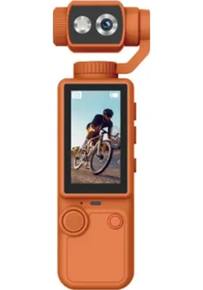 Kompakt 4k Gimbal Kamera 180 Derece Döner Başlık Stabil Video Vlog Uyumlu