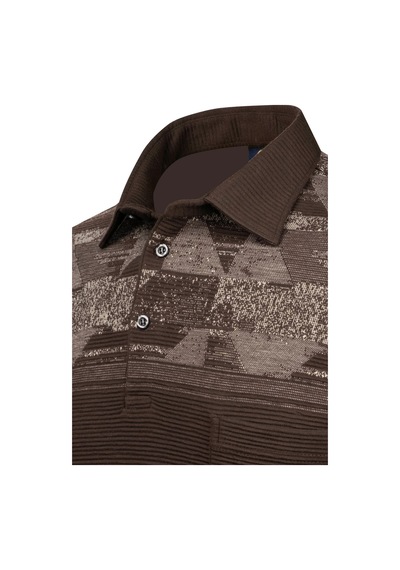 Çizgi Triko Erkek Uzun Kollu Desenli Gömlek Yaka Kol Manşetli Cepli Sweat 5026 Kahverengi Kahverengi Çizgi Triko Erkek Uzun Kollu Desenli Gömlek Yaka Kol Manşetli Cepli Sweat 5026 Kahverengi Kahverengi