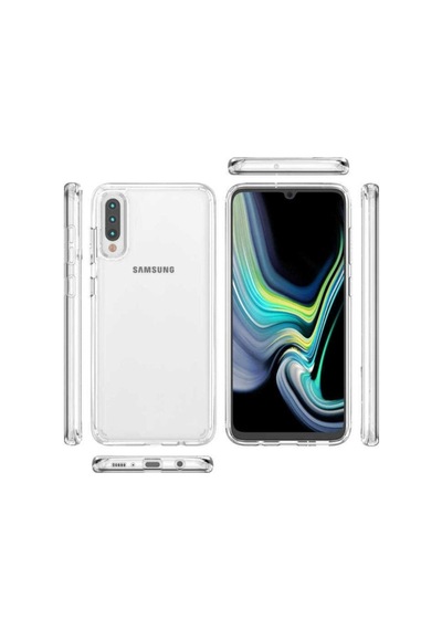 Samsung Galaxy Uyumlu A30s Kılıf Zore Coss Kapak Renksiz