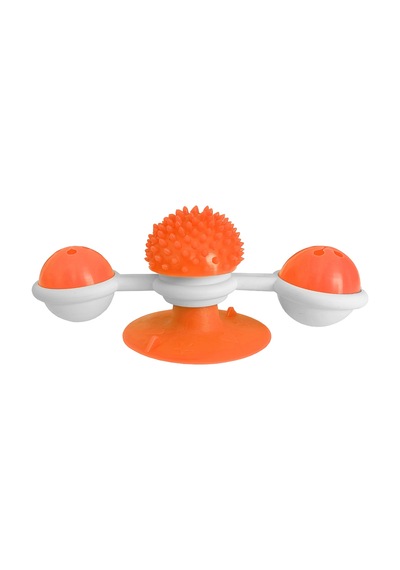Vantuzlu Fırıldak Toplu Dönen Kedi Oyuncağı 8 Cm-18 Cm Tcu