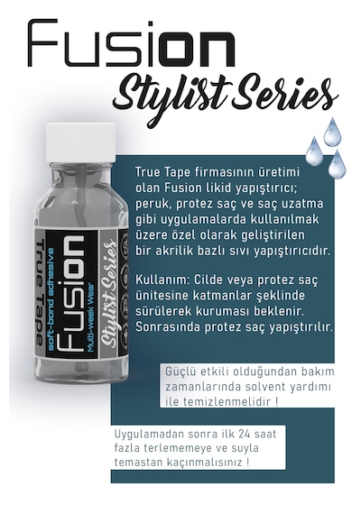 True Tape Fusion Protez Saç Likit Yapıştırıcı 0,68 Fl Oz 20ml