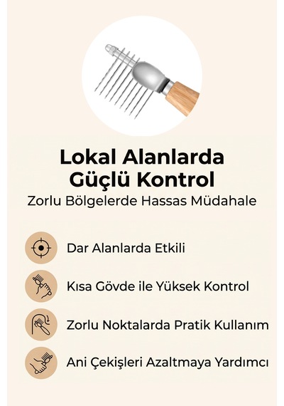 Artero De-matting Kedi Köpek 9 Bıçaklı Kısa Tip Kıtık Ve Keçe Açıcı Tarak