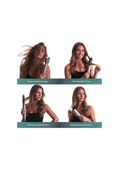 Homend Hairmony 4606h Plus Saç Kurutma ve Şekillendirme Seti Mor