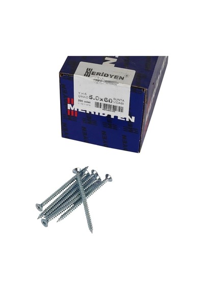 Meridyen 5x60 Mm Sunta Vidası 200 Adet