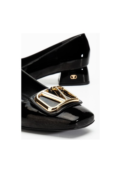 Suins Shoes Suins Premium Pauly Model Kadın Orta Topuklu Siyah Kahve Bordo Ayakkabı