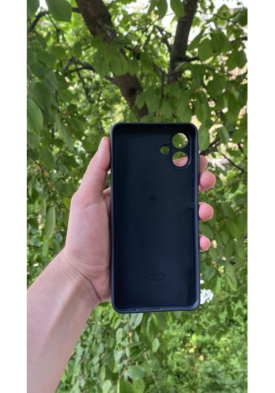 Samsung Uyumlu Galaxy A07 Yılan Desenli Kabartma Dokulu Kılıf Siyah