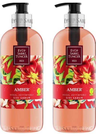 Eyüp Sabri Tuncer Amber Doğal Zeytinyağlı Sıvı Sabun 2 x 500 ML