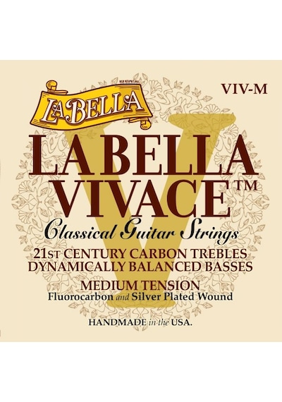 La Bella Vıv-m Vivace Karbon Klasik Gitar Teli Medium Floroka