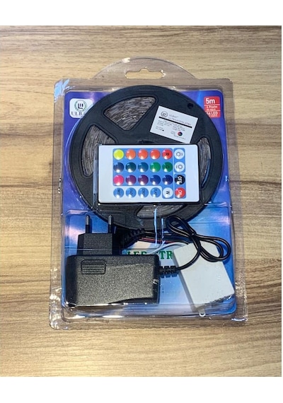 5 Metre Rgb Şerit Led Seti Dış Mekan Silikonlu Tak Çalıştır (549100067)