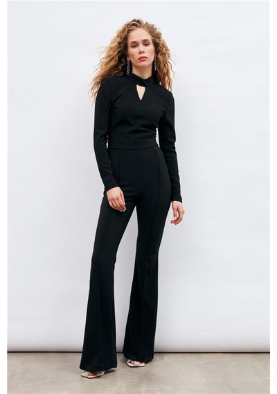 Sateen İspanyol Paça Pantolon 3082-5011 001