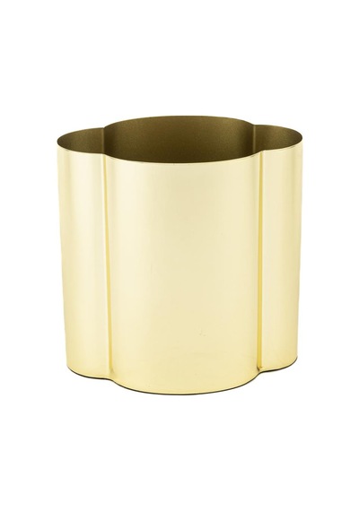 Mikasa Moor Gold Flower Metal Vazo 15x11x15 Cm