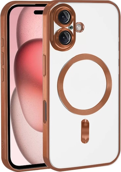 Newface Apple İphone 17 Kross Magneticsafe Kapak - Turuncu