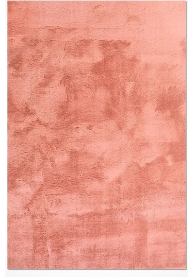 Nistanbul Nis-025 Desen 4 Rose Peluş Halısı - Kaymaz Taban