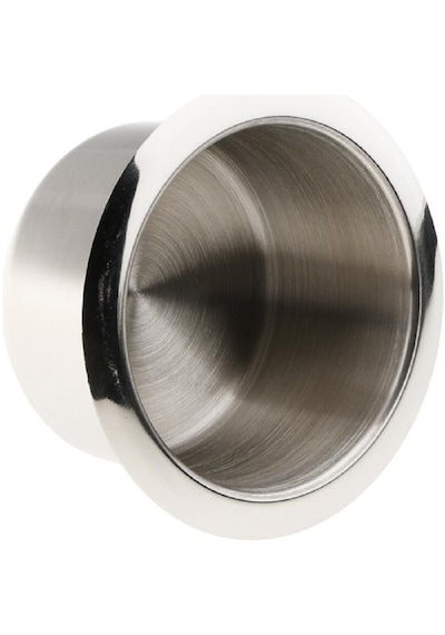 2'li Gömme Bardaklık. 70mm. Paslanmaz Krom Bardak Tutucu.