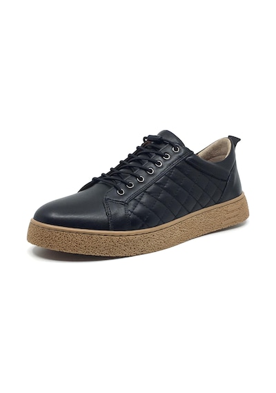 Goldbrand %100 Hakiki Deri Erkek Kışlık Rahat Günlük Casual Süs Bağcıklı Ayakkabı 40-44 Siyah