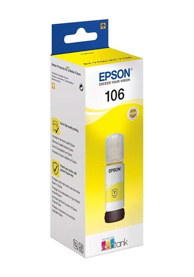 Epson 106 Yellow Sarı Şişe Mürekkep T00r440 L7160-7180 Diğer
