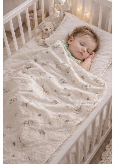 My Baby Kumsal 80x90 Cm 1 Adet Penye 1 Adet Muslin Battaniye 1 Adet Emzik Askısı 3lü Set Kutulu 4924 Krem Safari Krem Safari My Baby Kumsal 80x90 Cm 1 Adet Penye 1 Adet Muslin Battaniye 1 Adet Emzik Askısı 3lü Set Kutulu 4924 Krem Safari Krem Safari