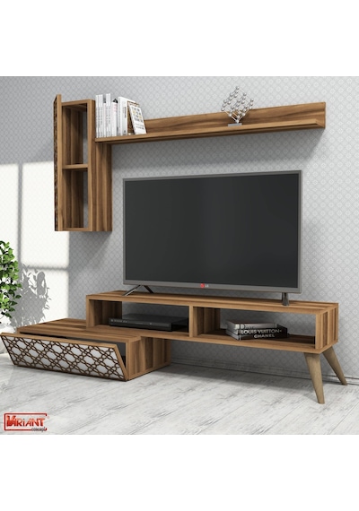 Variant Planet Tv Ünitesi - Beyaz / Ceviz
