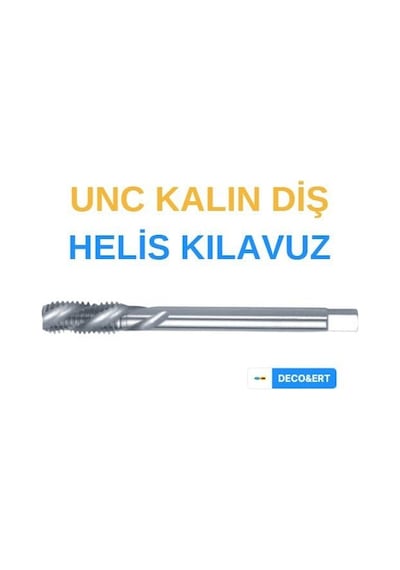 Ert Unc Kalın Diş Helis Makine Kılavuzu - Unc 1/4