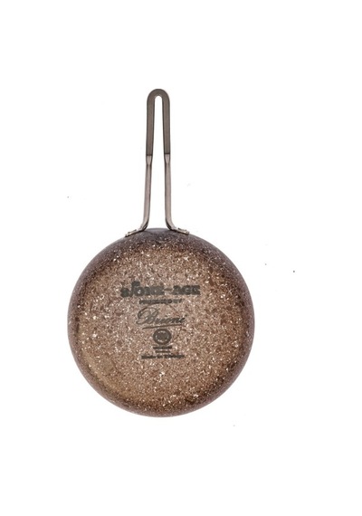 Brioni Stone-age Terra 24 Cm Çizilmez Yanmaz Yapışmaz İndüksiyonlu Tava Kahverengi