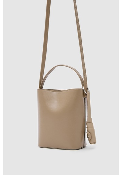 Shule Bags Amore Minimal Çapraz Çanta Bej