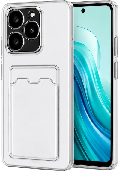 Realme C61 Kılıf Kart Şeffaf Silikon - Şeffaf Bzsxx00 1