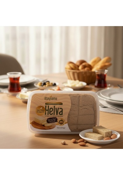 Atayname Eski Usül El Yapımı %65 Tahinli Helva 300 G 38976358