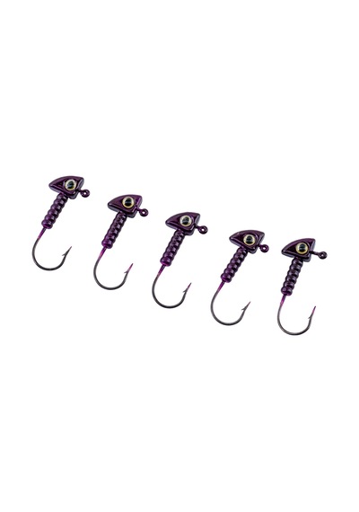 Jighead - Zoka - Kurşunlu Olta İğnesi - Xh-a 06 - Mor - 7 Gr