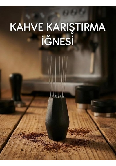 Wdt Tool, Espresso Dağıtım Aracı, Kahve Karıştırma İğnesi Ayarlanabilir Dimi Yok