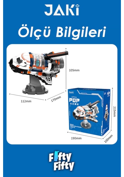 Jaki Uzay Araştırma Uçağı 8507 +302 Parça Oyuncak Yapım Seti Blok