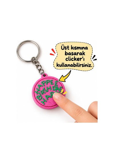 Hp Büyücüler Pasta Anahtarlık - Clicker Anahtarlık 4 Cm