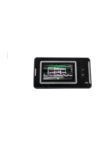 9 Daire Nts 2001-s 4,3'' Görüntülü Diafon Siyah-8003 Tuş Takımlı Şifreli Zil Panelli Set