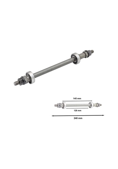 Umt Arka Mil Fat Bıke Rulmanlı 240 Mm Mıl-901