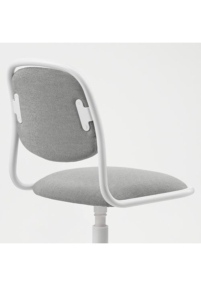 Ikea Örfjäll Çocuk Çalışma Sandalyesi, Beyaz-vissle Açık Gri