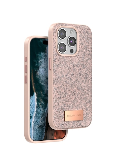 Onegif Apple iPhone Uyumlu 15 Pro Max Bright Simli Kapak - Pembe İtdark17902