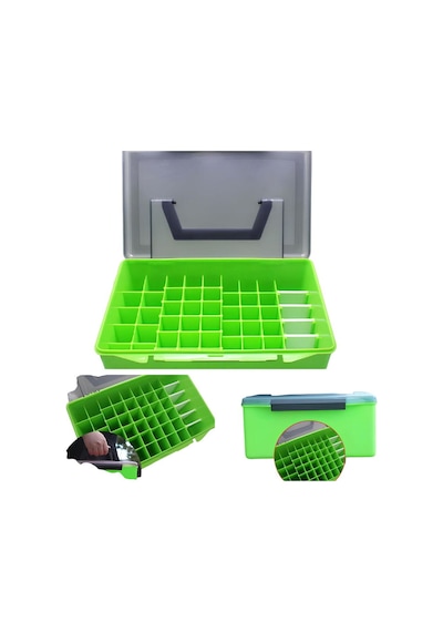Shufa 52 Bölmeli Maket-jig-kalamar Zoka Taşıma Bag