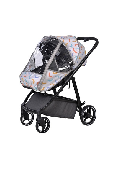 Safemom Oxford Bebek Arabası Yağmurluğu Şeffaf 05983454323n1 Şeffaf