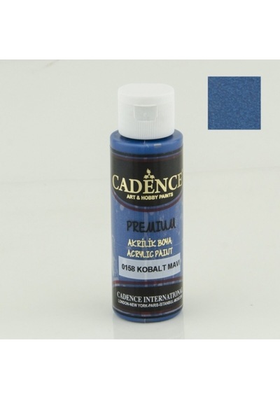 0158 Kobalt Mavi - Premium Akrilik 70Ml Marmara Hobi