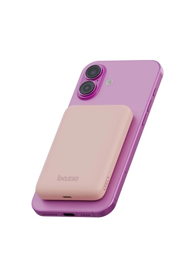 Energea X Bazic Gopower Snap 5k 3in1 5.000 Mah 20w Pd Kablolu Ve 15w Kablosuz Hızlı Şarj Magsafe Powerbank - Pembe Pembe