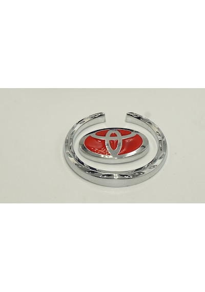 Toyota Uyumlu Buğday Kulakları Krom Metal 3M 3D Logo Oem