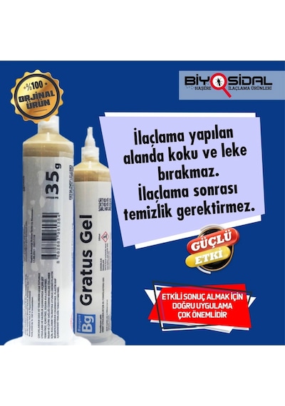 Baugen Gratus Hamamböceği Ve Karınca Jeli 35 Gr