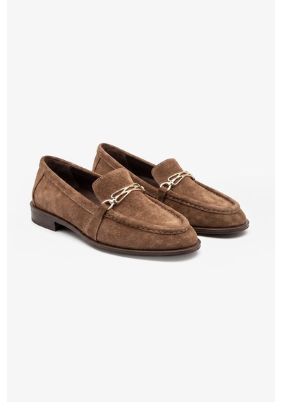 Louis Cardy Monroe Sigaro Süet Deri Kadın Loafer
