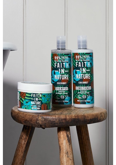 Faith in Nature %99 Doğal Nemlendirici Şampuan Hindistan Cevizi Normal & Kuruya Dönük Saçlar İçin 400 ML
