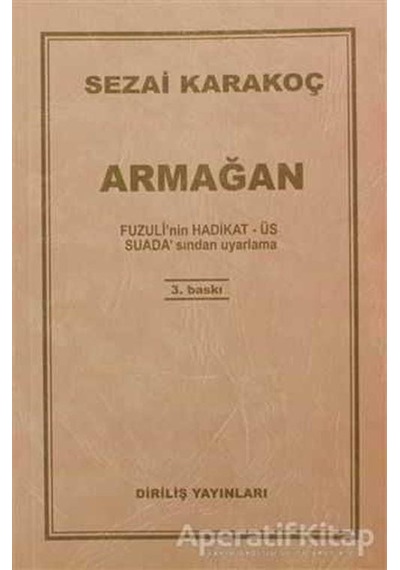Armağan - Sezai Karakoç - Diriliş Yayınları