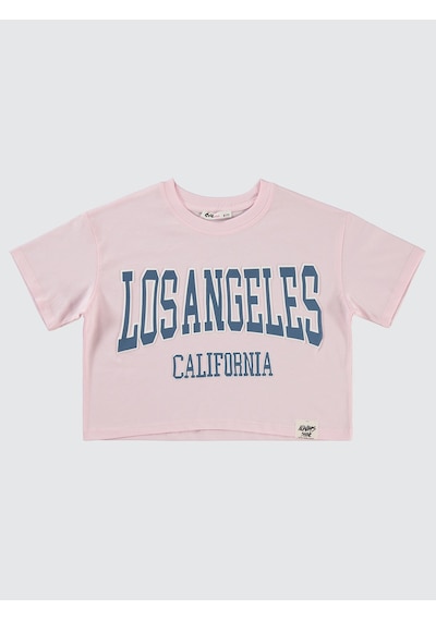 Civil Girls Kız Çocuk Tişört 6-9 Yaş Tatlı Pembe Tatlı Pembe