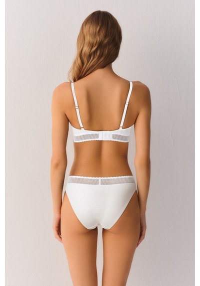 Suwen Comfy Pamuklu Slip Külot Sw4020101 Beyaz