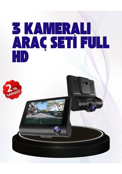 170 Geniş Açılı Araç Kamerası 4.0 Ips Ekranlı Full Hd Dvr 58704411